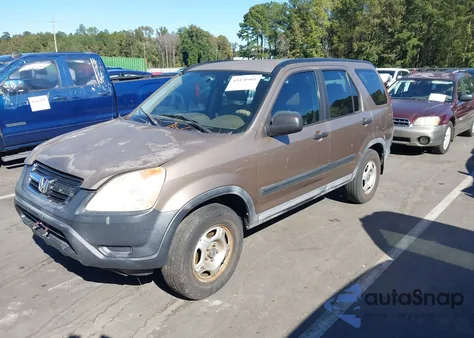 2004 Honda Cr-V Lx из США, поврежденный, VIN SHSRD68464U202637